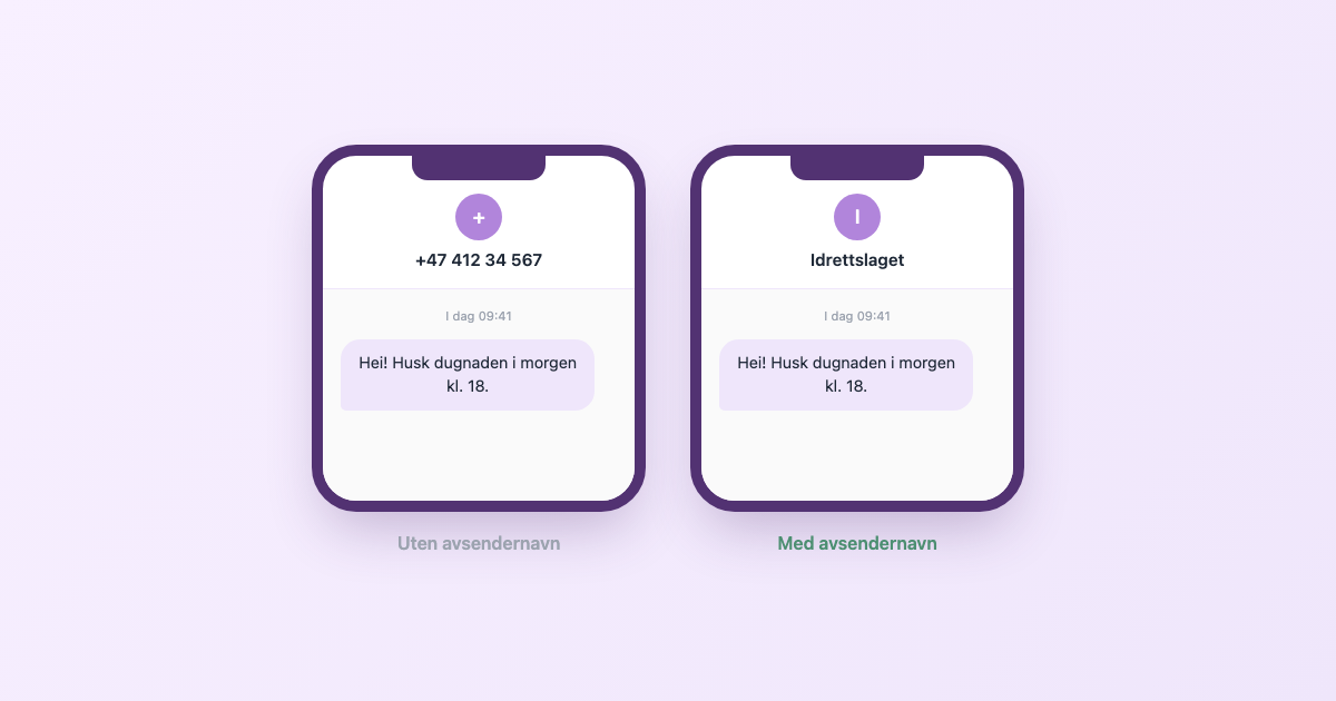 Hva er alfanumerisk avsender?